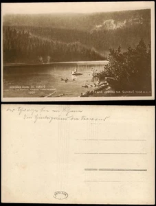 Markt Eisenstein Železná Ruda Schwarzer See (Černé jezero) 1927 - Picture 1 of 3