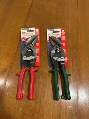 New MIDWEST Aviation Snip Set -Left and Right Cut Offset Snips P6510-R : L - Image 1 of 4