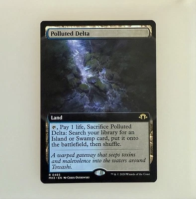 Magic the Gathering: Polluted Delta (Extended Art) Modern Horizons 3 Regular NM - Image 1 of 3