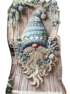 Cute Christmas Gonk Door Cover/banner 70”x 35” Full Door Background - Picture 1 of 6
