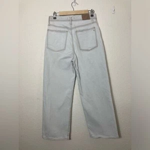 Madewell the perfect vintage wide leg crop jean light wash size 29 - Picture 1 of 9