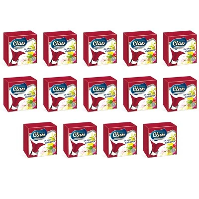 560 pz CLASS Tovaglioli 2 Veli colorati in pura Cellulosa colore ROSSO 38x40cm - Immagine 1 di 2