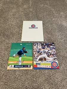 Signed Kyle Hendricks & Eddie Butler Pictures - Authentic - Picture 1 of 1