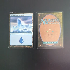 Tarjeta de Magic The Gathering Island Cubierta de Nieve # 153 juego ligero o mejor - Imagen 1 de 2