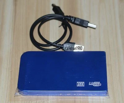 blue USB2.0 100GB External Hard Drive HDD Portable Laptop Mobile Hard Disk - Image 1 of 3