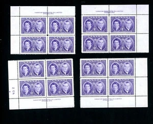 LOT 94053 MINT NH 315 P2 MATCHING PLATE ROYAL VISIT DUCHESS DUKE OF EDINBURGH - Picture 1 of 1