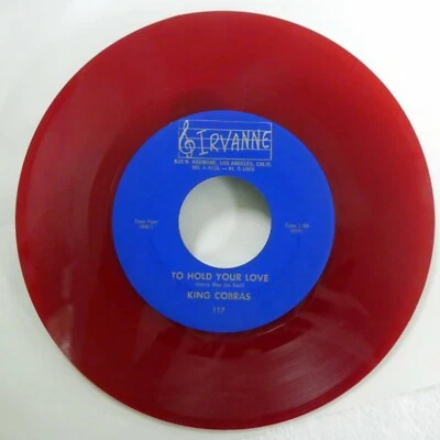 KING COBRAS 45 To Hold your Love/Blue Diamond RED wax REPRO doowop MINT-  Hf 290 - Image 1 of 2