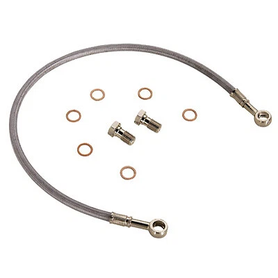 Тормозная магистраль заднего квадроцикла Tusk стандартной длины серебристая для HONDA TRX450R - Изображение 1 из 1