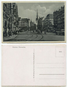 33782 - Monachium - Marienplatz - stara pocztówka