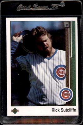 1989 Upper Deck #303 Rick Sutcliffe Chicago Cubs - Nice Card! - Image 1 of 2