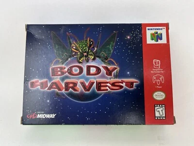 Body Harvest (Nintendo 64, 1998) Caja y Cartucho Solo PROBADO Foto 1 de 4