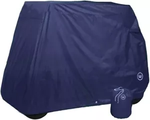 Goldline by Eevelle USA GLCN02 2 Passenger Golf Cart Parking Cover w/ Bag Navy - Photo 1/6