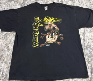 VTG Goldberg Taz T Shirt XXL Black 90s WCW Rare Wrestling - Picture 1 of 9