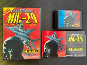 MiG-29 Fighter Pilot · Sega Mega Drive · OVP + Anleitung · Modul · Vollständig - Bild 1 von 5