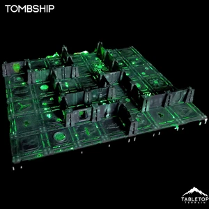 Juego de terreno compatible con acciones de embarque Tombship - Mesa Grimdark Wargaming - Imagen 1 de 9