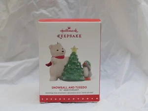 Hallmark Keepsake Ornament 2015 Snowball and Tuxedo 15th Anniversary NEW - Picture 1 of 1