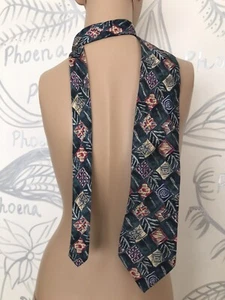 Linea Moda Men's necktie tie. Hand Made Pure Silk - Picture 1 of 6