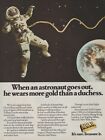 1980 International Gold Corporation - ""Astronaut mehr Gold als Herzogin""-Druckanzeige