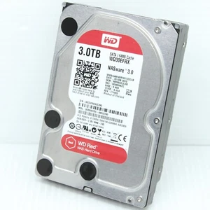 WD Red NAS Hard Drive NASware 3 3TB WD30EFRX SATA III 3 64MB 5400rpm 147MBps HDD - Afbeelding 1 van 10