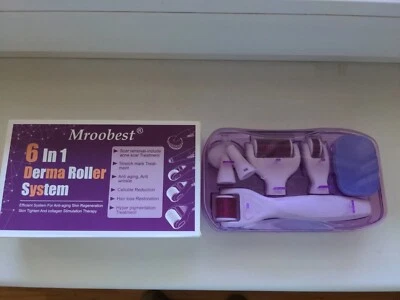 6 In 1 Dermaroller Derma-Roller  Mikronadel Anti Aging Massage - Bild 1 von 2