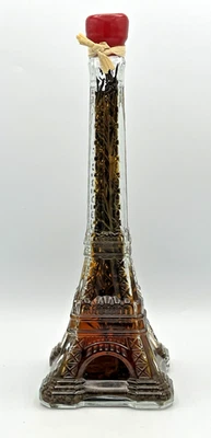 Botella de vidrio Torre Eiffel con infusión de aceite o vinagre decorativa solo 13 pulgadas de alto Foto 1 de 4