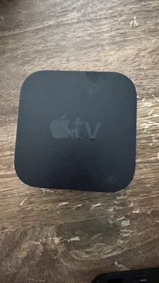 APPLE TV 4K 2nd Gen A2169 Media Streamer - Black - Remote - Power Ready to Use - Image 1 of 4