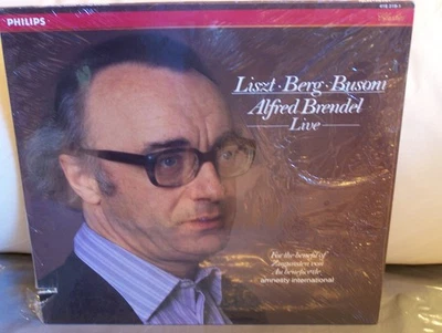 Alfred Brendel Rarity Liszt Berg Busoni Philips Dig. Stereo STILL FACTORY SEALED - Image 1 of 2