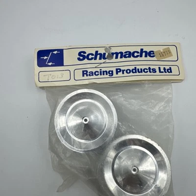 Vintage Schumacher CAT Front Chrome Wheels T013 - Image 1 of 4