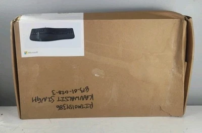 Microsoft 1878 LXN-00001 USB 2.0 Wired English QWERTY Ergonimic Keyboard - New - Image 1 of 4