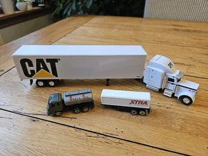 3 Vintage 2001 Norscot Cat Caterpillar, 1989 Road Champs Xtra Lease, Super Oil - Bild 1 von 24