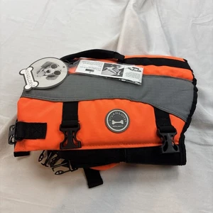 New Vivaglory Ripstop Dog Life Vest Medium M Reflective Adjustable Rescue Handle - Picture 1 of 3