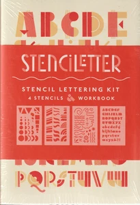 Stenciletter: Stencil Lettering Kit by Charles & Thorn, SC, New in Plastic still - Picture 1 of 2