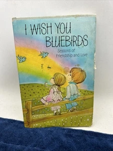 I Wish You Bluebirds Book Hallmark Mini Edition VTG 1970 - Imagen 1 de 12