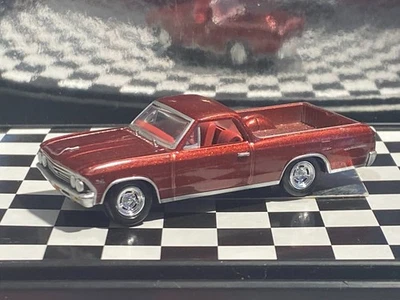 1/64 1966 CHEVROLET EL CAMINO PICKUP BRONZE/RED M28 - Image 1 of 4