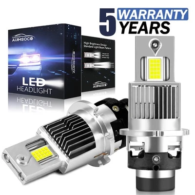 For INFINITI QX60 2014-2019 D2S LED Headlight High Low Beam Lamp Conversion KIT - Image 1 of 4