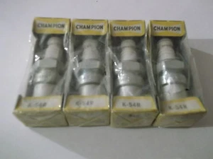 Four 18mm Champion K54R Racing Spark Plugs - Free UK P+P - Picture 1 of 1