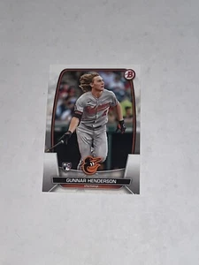 2023 Bowman #60 Gunnar Henderson Rookie Card Baltimore Orioles RC Baseballkarte - Bild 1 von 2
