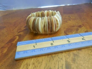 Klobiges Muschelarmband elastisch glatt - Bild 1 von 4