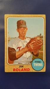 1968 Topps #276 Jim Roland Twins VG.  PGCCARDS 