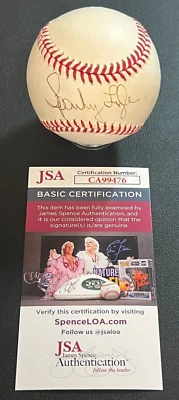 Sparky Lyle Signed Rawlings Baseball JSA Cert. AUTO Pitcher Red Sox/Yankees MLB! - Image 1 of 4