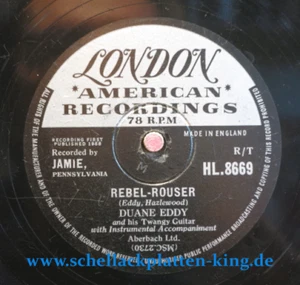 Duane Eddy 78 RPM / Rebel-Rouser & Stalkin` (60-1119) - Picture 1 of 3