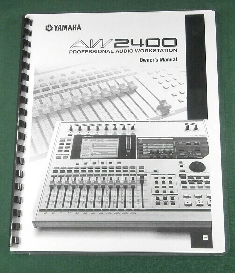 Yamaha AW2400 Manual del propietario: ¡288 páginas y cubiertas protectoras! Foto 1 de 1