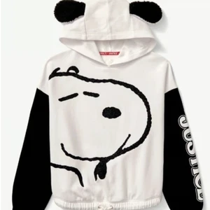 Justice girls hooded Snoopy cosplay sweater size M - Picture 1 of 5