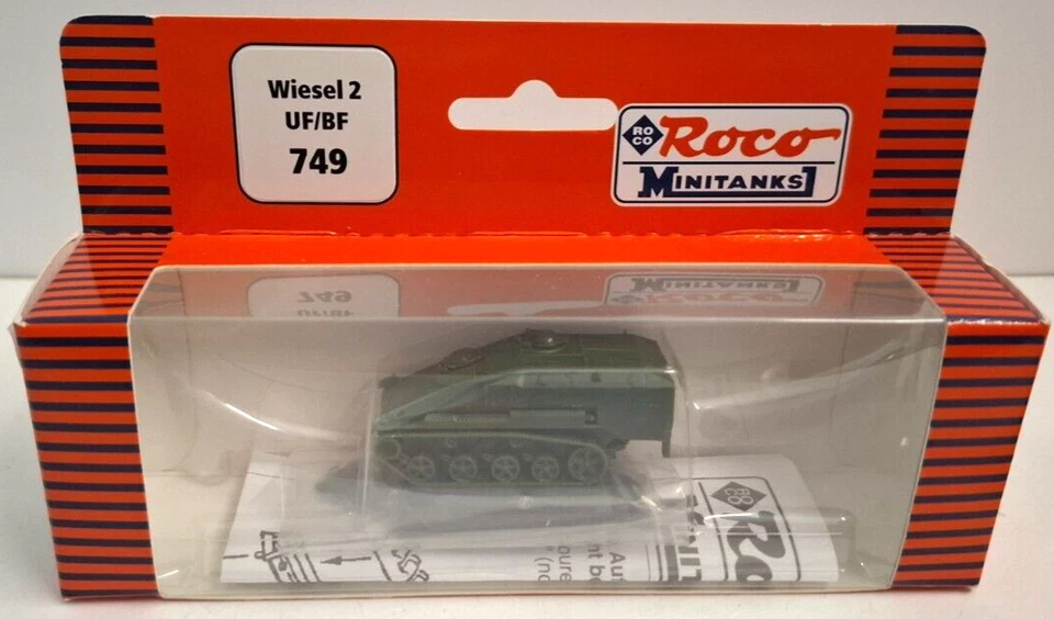 ROCO MINITANKS 1:87 PLASTICA MEZZO MILITARE WIESEL 2 UF/BF     ART  749 - Immagine 1 di 1