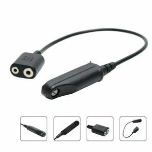 Câble adaptateur BaoFeng UV-9R plus vers 2 broches UV-5R UV-82 radios casque haut-parleur MIC - Photo 1/5