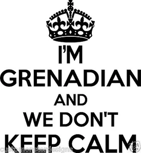 Pegatina de pared granadina... 20 pulgadas de alto We Don't Keep Calm vinilo arte de pared - Imagen 1 de 2