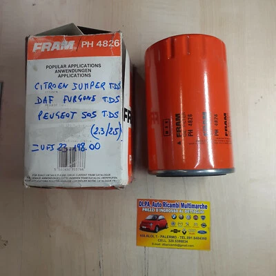 FILTRO OLIO CITROEN SUMPER PH4826 DAF FURGONE T.DS 2 PEUGEOT 505 UFI 23.198.00  - Immagine 1 di 2