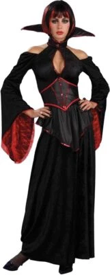 2 en 1 Vampira Bailarina Española Vampiro Señorita Vestido Halloween Adulto Disfraz Foto 1 de 2