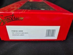 HO BACHMANN SPECTRUM 82909 3-TRUCK CLIMAX GOODYEAR LUMBER **DCC** - Picture 1 of 3
