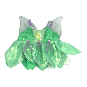 Build A Bear BAB Disney Tinkerbell Fee grünes Kleid weiße Flügel - Bild 1 von 4